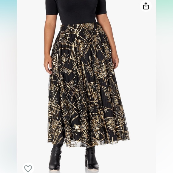 Dresses & Skirts - Andrea Salazar sequin maxi cocktail skirt